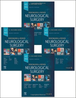 Youmans and Winn Neurological Surgery: 4 – Volume Set, 8th Edition (Videos, Well-organized)
